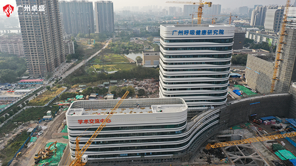 卓盛標識-呼吸中心醫院施工俯瞰圖