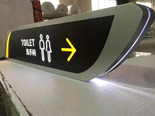 商場(chǎng)吊掛方向指引導(dǎo)視標(biāo)識(shí)牌